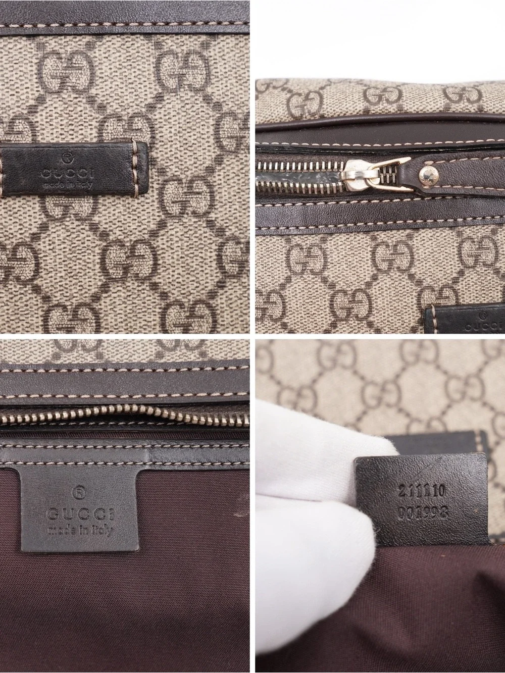 Gucci Belt bag Brown/Tan GG Monogram Belt Bag